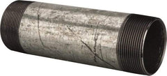 B&K Mueller - Schedule 40, 2 x 7" Galvanized Pipe Nipple - Threaded Steel - Exact Industrial Supply