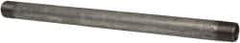 B&K Mueller - Schedule 40, 3/8 x 9" Galvanized Pipe Nipple - Threaded Steel - Exact Industrial Supply