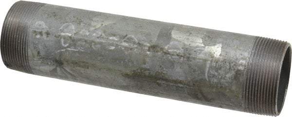 B&K Mueller - Schedule 40, 2 x 9" Galvanized Pipe Nipple - Threaded Steel - Exact Industrial Supply