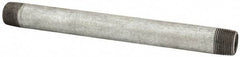 B&K Mueller - Schedule 40, 3/4 x 10" Galvanized Pipe Nipple - Threaded Steel - Exact Industrial Supply