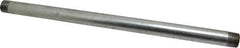 B&K Mueller - Schedule 40, 3/4 x 18" Galvanized Pipe Nipple - Threaded Steel - Exact Industrial Supply