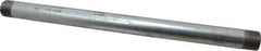 B&K Mueller - Schedule 40, 1 x 18" Galvanized Pipe Nipple - Threaded Steel - Exact Industrial Supply