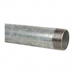 B&K Mueller - Schedule 40, 2 x 18" Galvanized Pipe Nipple - Threaded Steel - Exact Industrial Supply