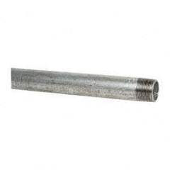 B&K Mueller - Schedule 40, 3/4 x 24" Galvanized Pipe Nipple - Threaded Steel - Exact Industrial Supply