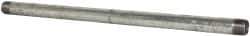 B&K Mueller - Schedule 40, 1 x 24" Galvanized Pipe Nipple - Threaded Steel - Exact Industrial Supply