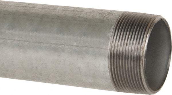 B&K Mueller - Schedule 40, 2 x 24" Galvanized Pipe Nipple - Threaded Steel - Exact Industrial Supply