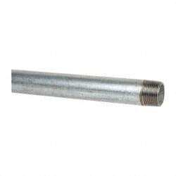 B&K Mueller - Schedule 40, 3/4 x 36" Galvanized Pipe Nipple - Threaded Steel - Exact Industrial Supply