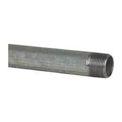 B&K Mueller - Schedule 40, 1 x 36" Galvanized Pipe Nipple - Threaded Steel - Exact Industrial Supply