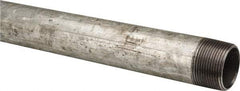 B&K Mueller - Schedule 40, 1-1/4 x 36" Galvanized Pipe Nipple - Threaded Steel - Exact Industrial Supply