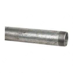 B&K Mueller - Schedule 40, 2 x 60" Galvanized Pipe Nipple - Threaded Steel - Exact Industrial Supply