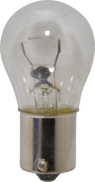 Value Collection - 12 Volt, Heavy Duty Stop & Flasher Automotive Miniature Lamp - 28.8 Watt, Clear - Exact Industrial Supply
