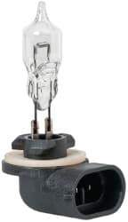 Value Collection - 12 Volt, Halogen Auxiliary Automotive Miniature Lamp - 49.92 Watt, Clear - Exact Industrial Supply