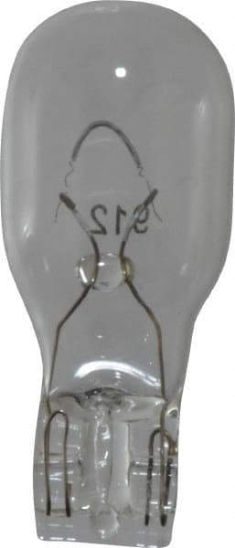Value Collection - 12 Volt, High Mount Stop Automotive Miniature Lamp - 12.8 Watt, Clear - Exact Industrial Supply