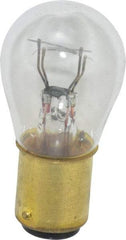 Value Collection - 12 Volt, Stop & Tail Automotive Miniature Lamp - 26.88/6.86 Watt, Clear - Exact Industrial Supply