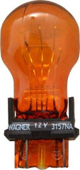 Value Collection - 12 Volt, Park & Signal Automotive Miniature Lamp - 26.88/8.26 Watt, Amber - Exact Industrial Supply