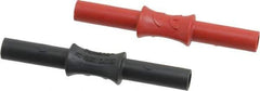 Pomona - Black/Red Electrical Test Equipment Coupler - Use with Digital Multimeters, Test Leads - Exact Industrial Supply