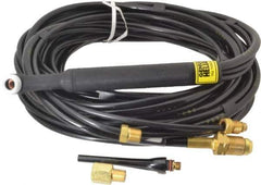 ESAB - 25 Ft. Long, 425 Amp Rating, Water Cooled TIG Welding Torch - Silicon Rubber - Exact Industrial Supply