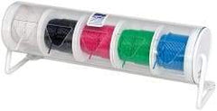 Alpha Wire - 22 AWG, 7 Strand, 500' OAL, Hook Up Wire - Black, Blue, Green, Red & White PVC Jacket, 0.065" Diam - Exact Industrial Supply