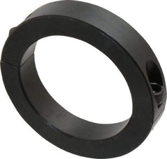 Climax Metal Products - 3-1/4" Bore, Steel, Two Piece Clamp Collar - 4-1/2" Outside Diam, 7/8" Wide - Exact Industrial Supply