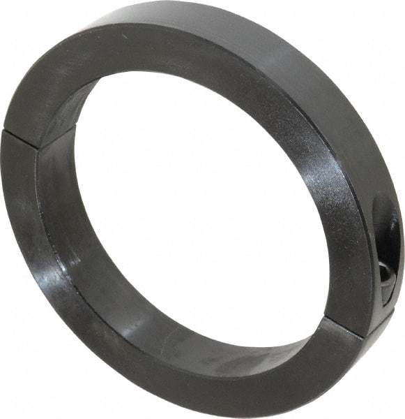 Climax Metal Products - 4-1/4" Bore, Steel, Two Piece Clamp Collar - 5-1/2" Outside Diam, 7/8" Wide - Exact Industrial Supply