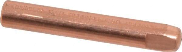 Bernard - MIG Q Gun Contact Tip Welder Nozzle/Tip/Insulator - 0.045" Wire Outside Diam - Exact Industrial Supply