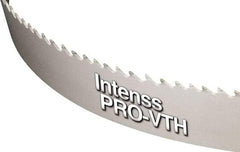 Starrett - 3 to 4 TPI, 12' 10" Long x 1-1/4" Wide x 0.042" Thick, Welded Band Saw Blade - Bi-Metal, Toothed Edge, Modified Tooth Set, Contour Cutting - Exact Industrial Supply