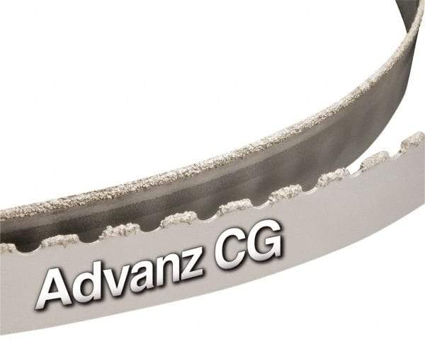 Starrett - 3/8" x 100' x 0.025" Band Saw Blade Coil Stock - Gulleted Edge, Carbide Grit Edge, - Exact Industrial Supply