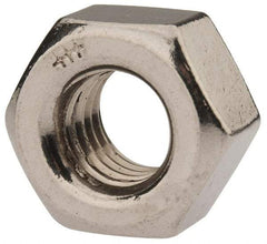 Value Collection - M10x1.50 Metric Coarse Stainless Steel Right Hand Heavy Hex Nut - 17mm Across Flats, 10mm High, Uncoated - Exact Industrial Supply