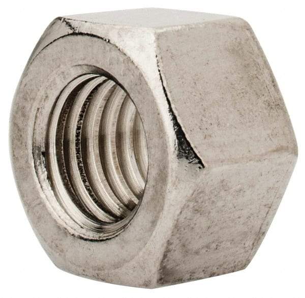 Value Collection - M12x1.75 Metric Coarse Stainless Steel Right Hand Heavy Hex Nut - 19mm Across Flats, 12mm High, Uncoated - Exact Industrial Supply