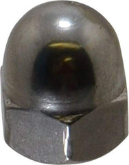 Value Collection - M8x1.25 Metric Coarse, 13mm Width Across Flats, Uncoated, Stainless Steel Acorn Nut - 15mm Overall Height, Austenitic A2, DIN 1587 - Exact Industrial Supply