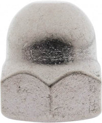 Value Collection - M20x2.5 Metric Coarse, 30mm Width Across Flats, Uncoated, Stainless Steel Acorn Nut - 34mm Overall Height, Austenitic A2, DIN 1587 - Exact Industrial Supply