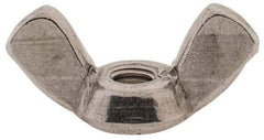 Value Collection - M4x0.70 Metric Coarse, Stainless Steel Standard Wing Nut - Grade 18-8, Austenitic Grade A2, 20mm Wing Span, 10.5mm Wing Span - Exact Industrial Supply