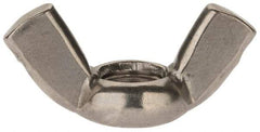 Value Collection - M12x1.75 Metric Coarse, Stainless Steel Standard Wing Nut - Grade 18-8, Austenitic Grade A2, 65mm Wing Span, 33.5mm Wing Span - Exact Industrial Supply