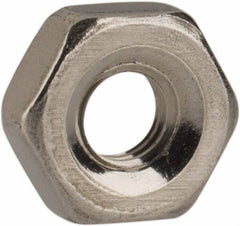 Value Collection - M2.5x0.45 Metric Coarse Stainless Steel Right Hand Hex Nut - 5mm Across Flats, 2mm High, Uncoated - Exact Industrial Supply