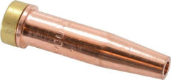 Goss - Oxygen and Acetylene Torch Tip - Tip Number 0-1/2, Propane, Gas - Exact Industrial Supply