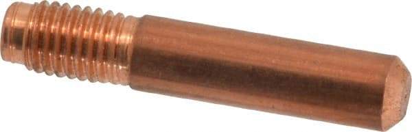 Miller Electric - MIG Long Contact Tip Welder Nozzle/Tip/Insulator - 0.9mm to 0.035" Wire Outside Diam - Exact Industrial Supply