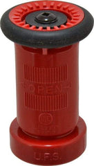 Made in USA - 1-1/2" Hose Diam NST Constant Flow Hose Nozzle - 75 Max GPM, Polyurethane, 100 psi - Exact Industrial Supply