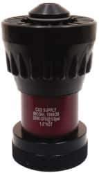 Made in USA - 1-1/2" Hose Diam NST Adjustable Fog Hose Nozzle - 90 Max GPM, Polyurethane, 100 psi - Exact Industrial Supply