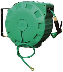 Value Collection - 80' Spring Retractable Hose Reel - 140 psi, Hose Included - Exact Industrial Supply