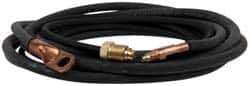 Value Collection - 12-1/2 Ft. Long, 2 Piece TIG Torch Braided Rubber Power Cable - Exact Industrial Supply