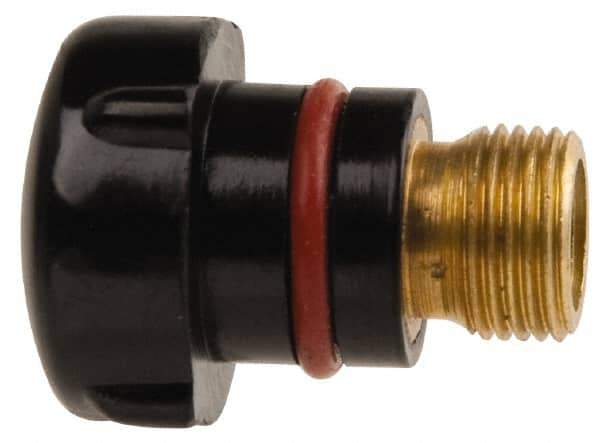 Value Collection - TIG Torch Short Black Cap - For Use with 17, 18, 26 - Exact Industrial Supply