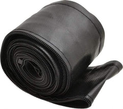 Value Collection - 10 Ft. Long x 3 Inch Wide, TIG Torch Black Heavy Duty Zippered Cable Cover - Exact Industrial Supply