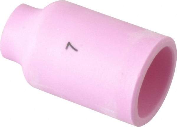 Value Collection - 11mm Orifice, Alumina Gas Lens TIG Torch Nozzle - Size 7, For Use with Torch 17, 18, 26, Industry Standard No. 54N15 - Exact Industrial Supply