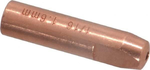Value Collection - MIG Contact Tip Welder Nozzle/Tip/Insulator - 1/16" Wire Outside Diam - Exact Industrial Supply