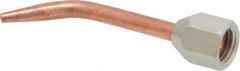 Miller-Smith - Curved Torch Tip - Tip Number 3, Acetylene, For Use with Smith Equipment - Exact Industrial Supply