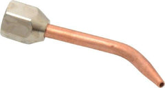 Miller-Smith - Curved Torch Tip - Tip Number 7, Natural Gas, For Use with Smith Equipment - Exact Industrial Supply