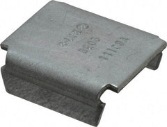 Cooper B-Line - Zinc Plated Carbon Steel Strut Channel End Cap - 1/2" Bolt, Used with Cooper B Line B22 Channel & Strut - Exact Industrial Supply
