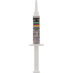 Synco Chemical - 6 cc Syringe Synthetic General Purpose Grease - Translucent White, Food Grade, 450°F Max Temp, NLGIG 2, - Exact Industrial Supply