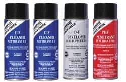 Dynaflux - Crack Detection Kit and Components - Flamable NDT Kit, Four 16 Ounce Cans - Exact Industrial Supply