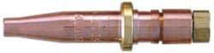 Miller-Smith - 2-1/2 to 4 Inch 1 Piece SC Series Heavy Duty Cutting Torch Tip - Tip Number 4, Oxygen Acetylene, For Use with Smith Equipment - Exact Industrial Supply
